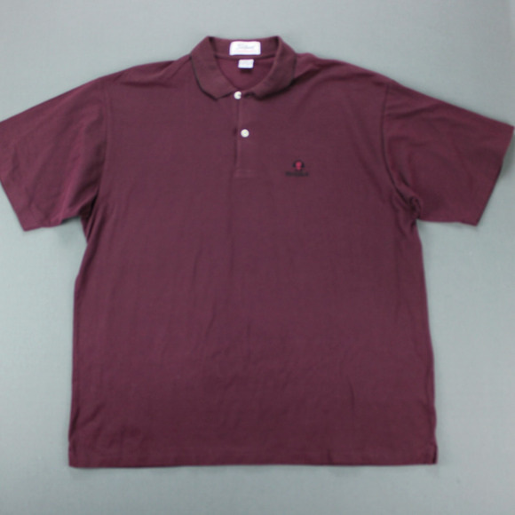 Titleist by Corbin Polo Shirt Mens XL Maroon Pine Isle CC Vintage 80s Golf - Picture 1 of 6